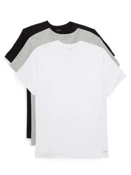  Calvin Klein三件套V领棉质T恤,价格$22.45