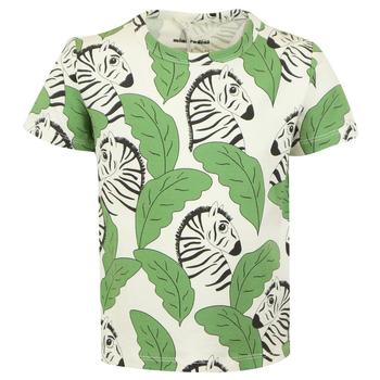 推荐White & Green Zebra Print T Shirt商品
