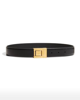 ysl皮带, Yves Saint Laurent | YSL Square Buckle Leather Belt商品图片 