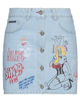 商品Philipp Plein | Denim skirt,商家YOOX,价格¥853图片