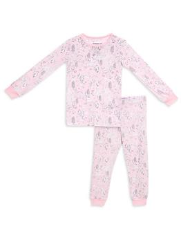 商品Magnetic Me | Little Girl's & Girl's Blossom Hollow Modal-Blend 2-Piece Pajama Set,商家Saks Fifth Avenue,价格¥326图片