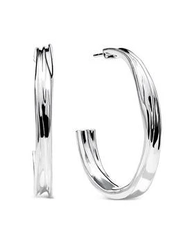 Ippolita | Sterling Silver 925 Classico Crush Medium Hoop Earrings,商家Bloomingdale's,价格¥2524