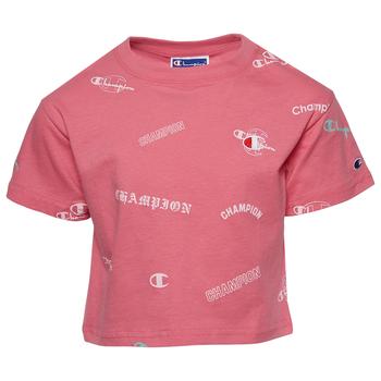 推荐Champion Logo Mix T-Shirt - Girls' Preschool商品