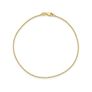 Macy's | Baby Ball Chain Anklet in 14k Yellow Gold商品图片,独家减免邮费