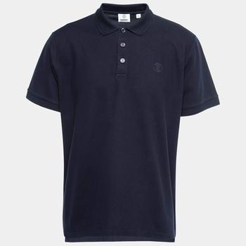 推荐Burberry Navy Blue Cotton Pique Short Sleeve Polo T-Shirt XXL商品