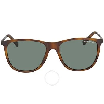 Armani Exchange | Grey Green Square Men's Sunglasses AX4047SF 802971 57 4.9折, 满$200减$10, 满减