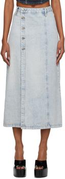 Ksubi | Blue Jordan Midi Skirt商品图片,独家减免邮费
