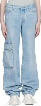 Off-White | Blue Toybox Jeans 3折, 独家减免邮费