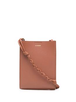 推荐Tangle Mini Brown Leather Crossbody Bag Jil Sander Woman商品