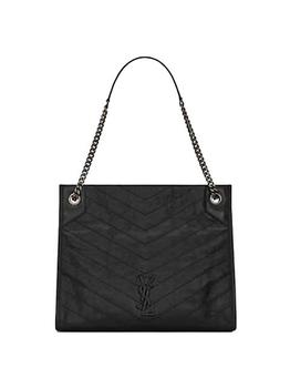 Yves Saint Laurent | Niki Medium Shopping Bag In Crinkled Vintage Leather商品图片,