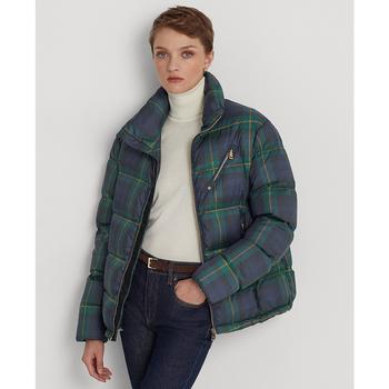 商品Ralph Lauren | Women's Plaid Quilted Down Coat,商家Macy's,价格¥1647图片