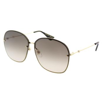推荐Gucci  GG 0228S 003 Womens Oval Sunglasses商品