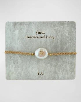 Tai | Baroque Pearl Handmade Birthstone Bracelet,商家Neiman Marcus,价格¥612