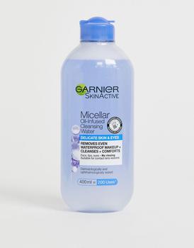 商品Garnier | Garnier Micellar Oil Infused Cleansing Water Delicate Skin and Eyes 400ml,商家ASOS,价格¥59图片