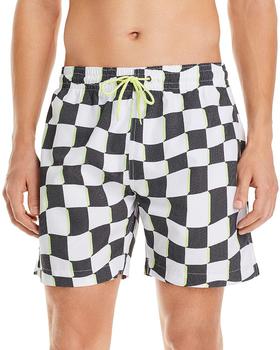 商品Trunks Surf & Swim | Sano 6" Checkered Swim Shorts,商家Bloomingdale's,价格¥387图片