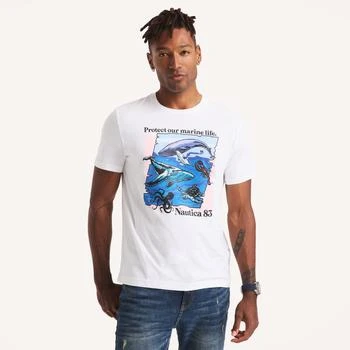 Nautica | Mens Marine Life Graphic T-Shirt,商家Premium Outlets,价格¥78