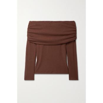 推荐【特惠6.5折】包邮包税【预售7天发货】 REFORMATION 23秋冬 女士 长袖衬衫 Azura 露肩天丝莱赛尔纤维混纺毛衣 1647597304542812 1311651CTNChestnut 商品