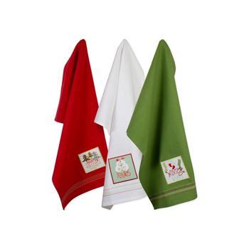 商品Design Imports | Assorted Cozy Christmas Embellished Dishtowel Set,商家Macy's,价格¥244图片