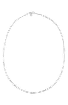 商品Lungo 14K White Gold Paperclip Chain Necklace,商家Nordstrom Rack,价格¥3504图片