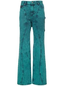 ANDERSSON BELL | Glen Overdyed Wrap Straight Jeans 5.4折×额外8.5折, 独家减免邮费, 额外八五折
