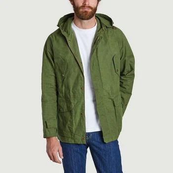 推荐New Bob Wax Cot jacket Green L'IMPERMEABILE商品