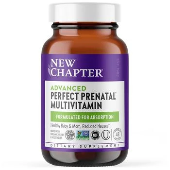 New Chapter | Advanced Perfect Prenatal Multivitamin, for Mom & Baby,商家Walgreens,价格¥154