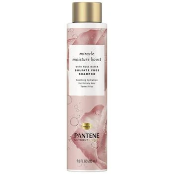 Pantene Nutrient Blends | Miracle Moisture Boost Rose Water Shampoo for Dry Hair, Sulfate Free,商家Walgreens,价格¥85