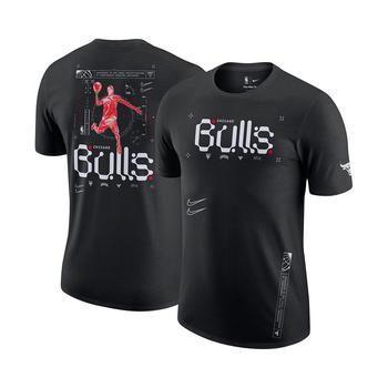 商品NIKE | Men's Black Chicago Bulls Courtside Air Traffic Control Max90 T-shirt,商家Macy's,价格¥285图片