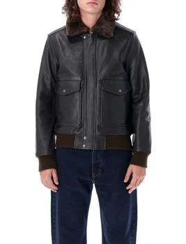 推荐SCHOTT NYC Bomber leather jacket商品