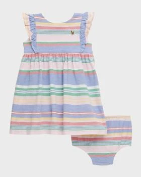 推荐Girl's Oxford Mesh Stripe Dress, 3M-24M商品