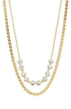 AJOA | CZ Double Layered Chain Necklace,商家Nordstrom Rack,价格¥158