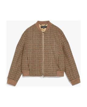 Weekend Max Mara | Bomber In Harris Tweed Marrone 50460823600001商品图片,