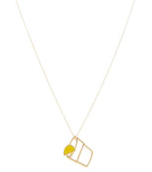 商品Aliita | Tequila 9kt yellow gold necklace with enamel,商家MyTheresa,价格¥2273图片