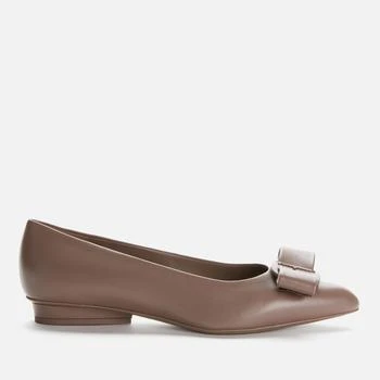 推荐Salvatore Ferragamo Women's Viva Ballet Flats - Brown商品