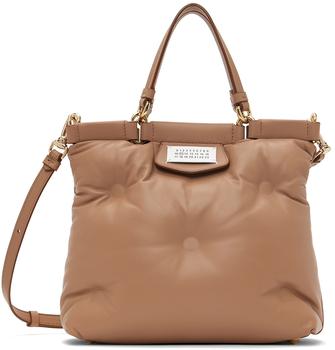 MAISON MARGIELA | Tan Mini Glam Slam Tote Bag商品图片,独家减免邮费