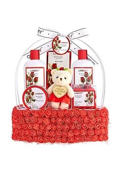 Lovery | Mothers Day Spa Gift Basket   Red Rose Scented,商家Belk,价格¥313