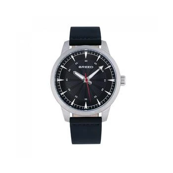 Men Renegade Leather Watch - Black, 43mm,价格$101.50