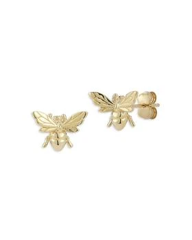 Moon & Meadow | 14K Yellow Gold Bee Stud Earrings,商家Bloomingdale's,价格¥1946