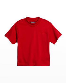 Balenciaga | Kid's Tonal Logo Cotton-Blend T-Shirt, Size 2-10商品图片,