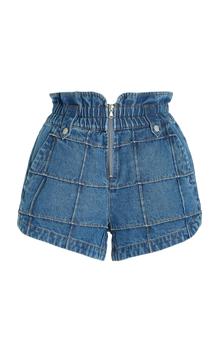 推荐Sea - Women's Dagmar Denim Mini Shorts - Blue - US 8 - Moda Operandi商品