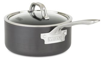 商品Viking | Viking Hard Anodized Nonstick 3 Quart Saucepan with Lid, Black,商家Premium Outlets,价格¥1073图片
