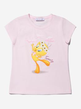 推荐Monnalisa Pink Girls Cotton Jersey Tweety T-Shirt商品