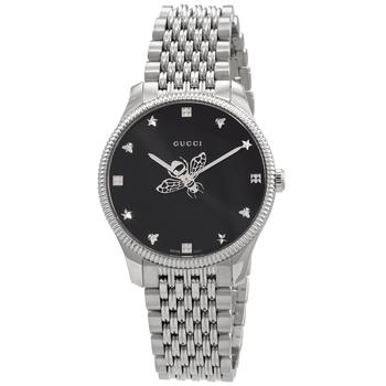 Gucci | G-Timeless Quartz Black Dial Unisex Watch YA1264154商品图片,6.3折