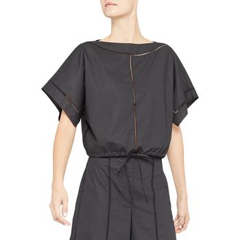 Love Stitch链条包, Theory | Theory Womens Ladder Stitch Drawstring Blouse商品图片 3.4折