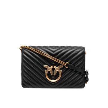 推荐PINKO  LOVE CLICK CLASSIC BLACK CROSSBODY BAG商品