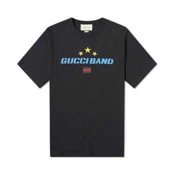 Gucci | GUCCI 古驰 Band星星印花超大logo短袖造型男士T恤 565806-XJB2W-1142商品图片,满$100享9.5折, 满折