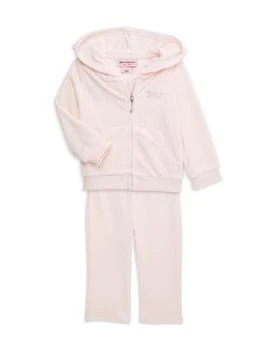 Juicy Couture | Baby Girl's, Little Girl's & Girl's 2-Piece Logo Hoodie & Drawstring Pants,商家Saks OFF 5TH,价格¥264