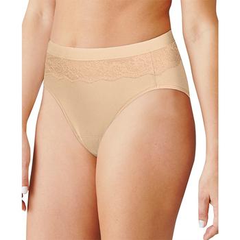 Bali是什么牌子, Bali | Women's Light Leak Protection Hi-Cut Brief Period Underwear DFLLH1商品图片 7折