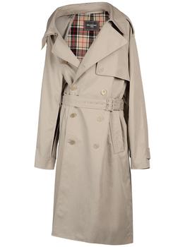 巴黎世家外套评价, Balenciaga | Asymmetric Cotton Drill Trench Coat商品图片 