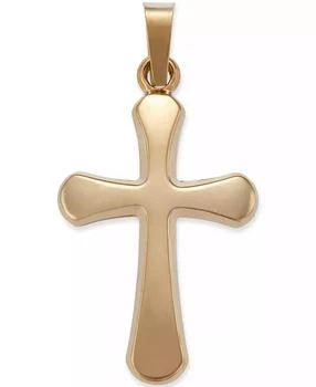 Macy's | Rounded Cross Pendant in 14k Yellow Gold,商家Macy's,价格¥561